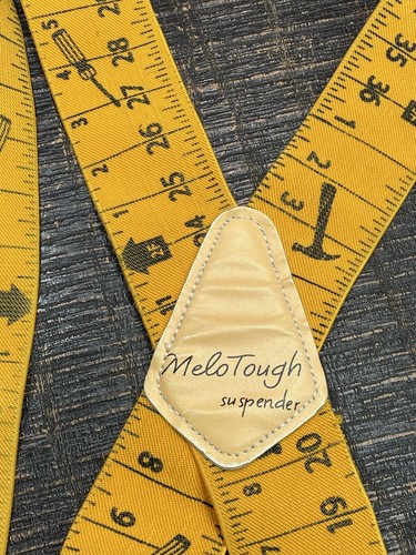MELOTOUGH Suspenders Yellow Tape - Picture 2 of 3