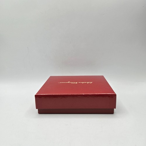 Salvatore Ferragamo Italian Black Leather Bifold Wallet •Silver Logo •New In Box - Bild 12 von 14