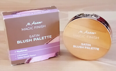 M. Asam Magic Finish Satin Blush Palette Dark Honey+Nude Flush 4g -   NEU