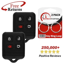 2 Remote Skin Jacket Silicon Rubber Cover For Ford 4b (CWTWB1U345)