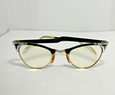 Vintage Retro MC Aluminum Cat Eye Glasses 22 1/10-12K Gold Filled