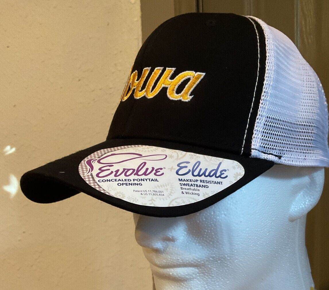 PONY Cappello Iowa Occhio di Falco con Logo Ricamato Infinity Her Maglia Snapback Coda di Cavallo