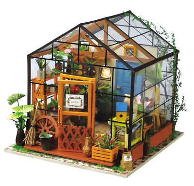 Cathy's Flower Miniatur Gewächshaus NEU Bastelset Puppenhaus Unisex 