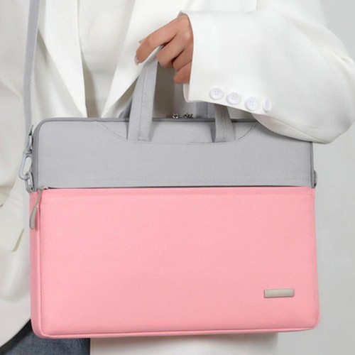 13-15" Laptop/Tablet/PC Bag case with Shoulder Strap UK Zipped Pockets New Z9E1 - Afbeelding 13 van 26