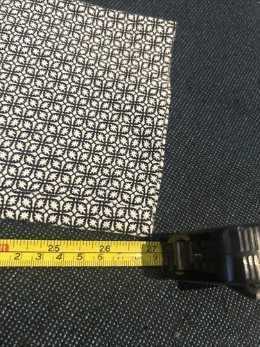 Pantalone donna chino Laura Ashley taglia 8 gamba 27 vita 30 nero bianco geometrico - Foto 14 di 14
