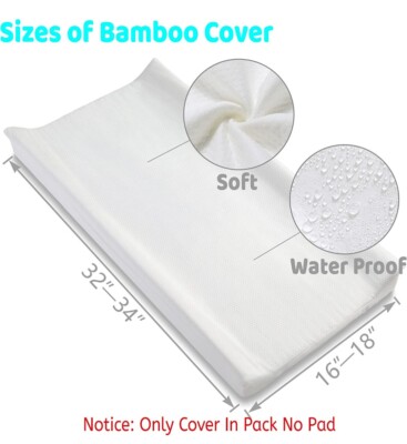 Bamboo Changing Pad Cover Baby Changing TableNew Sealed