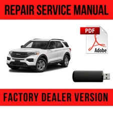 Ford Explorer 2020-2024 Factory Repair Manual USB