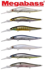 MEGABASS VISION 110 PLUS TWO SELECT COLOR JAPANESE JERKBAIT +2 JDM LARGEMOUTH