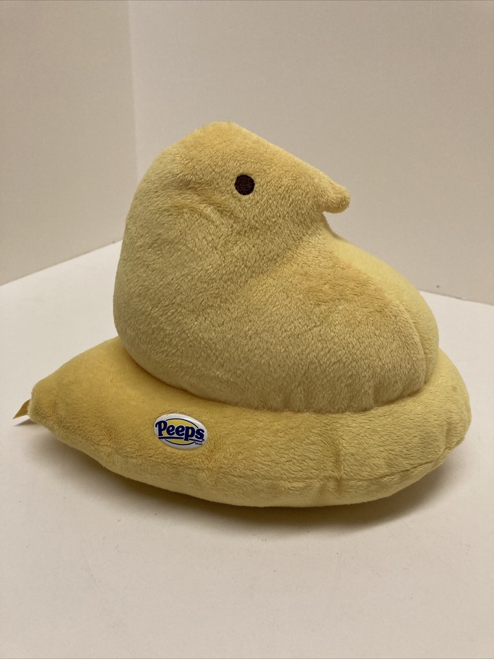 Peeps Just Born Yellow Chick Easter Plush 7" Stuffed Animal Toy Basket