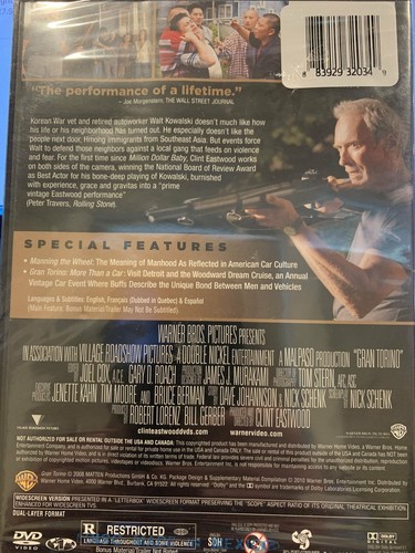 GRAN TORINO (DVD)  NIB GET IT FAST AND FUN CLINT EASTWOOD - Picture 2 of 2
