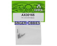 Axial AXIC3165 AX30165 2.5x12mm Pin (6) CAPRA/SCX10/YETI HH