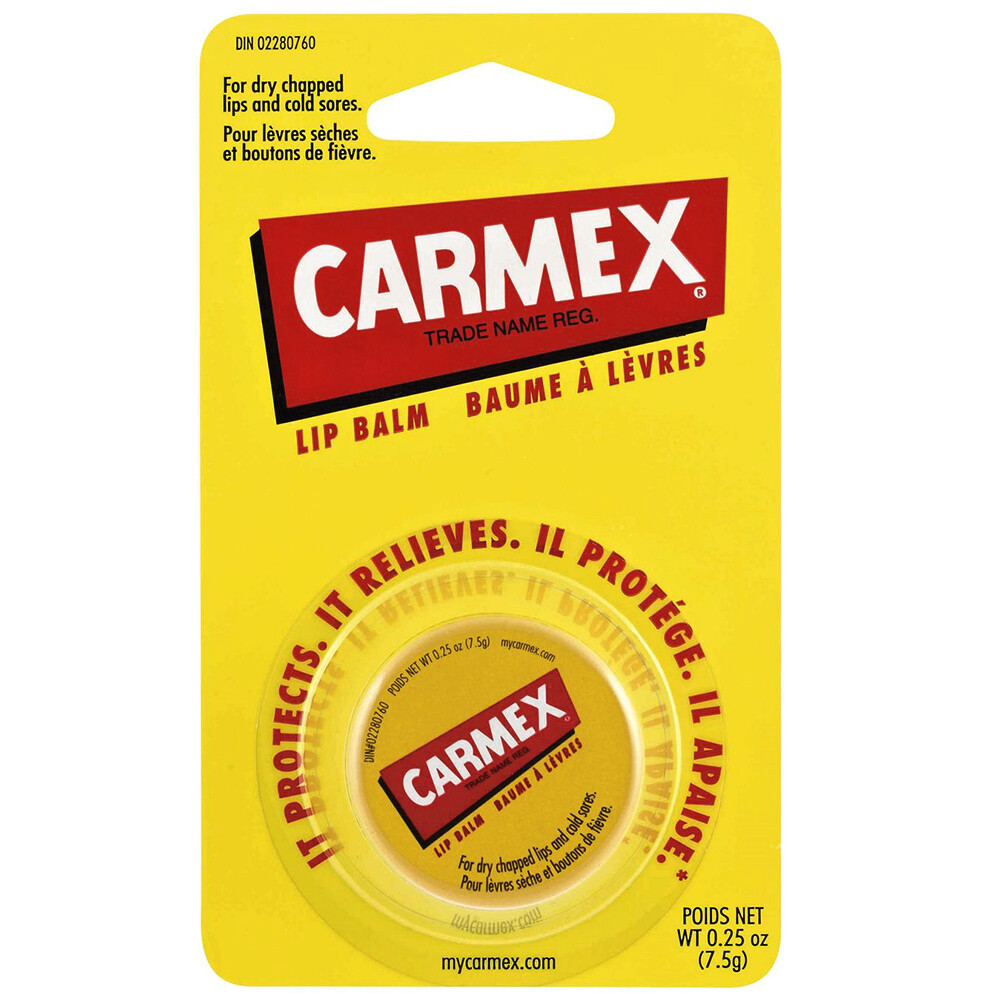 1 X Carmex Barattolo Orignal Formula Burro Cacao Idratante Asciutto Labbra 7.5g
