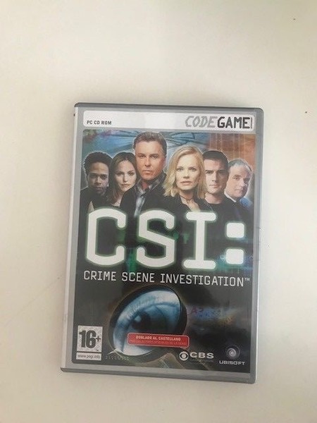 CSI CRIME SCENE INVESTIGATION PC CD ROM JUEGO UBISOFT 3 CD AM