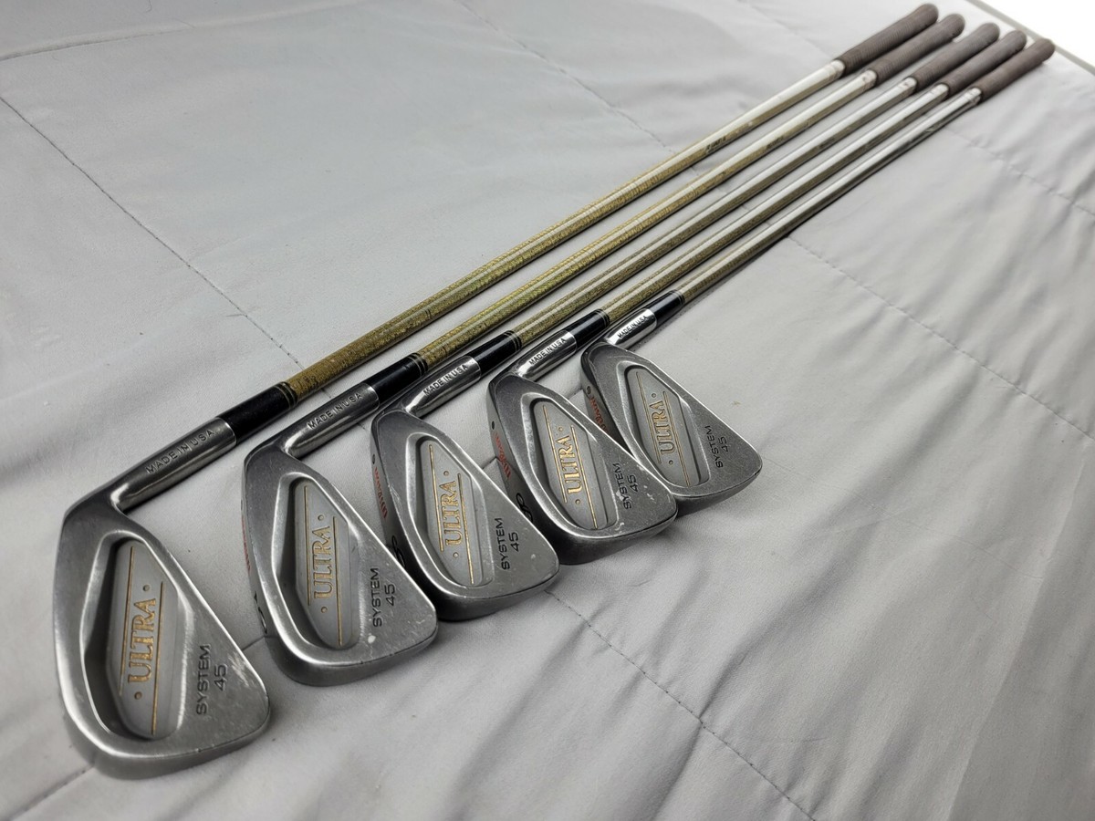 Wilson Ultra System 45 Irons 3, 5, 6, 8, 9 Ultra Gold Boron