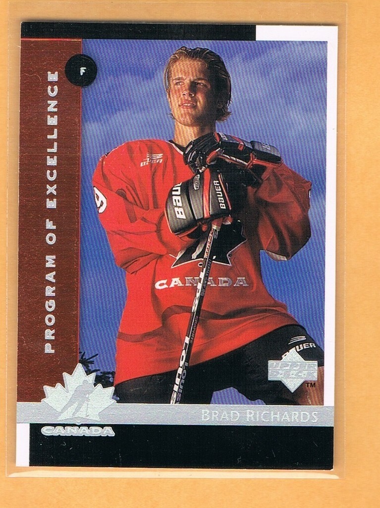 1997-98 Upper Deck Brad Richards Rookie #418 Team Canada RC
