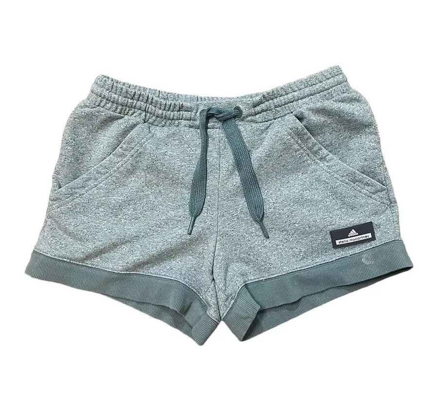 Adidas x Stella McCartney Sweat Shorts Women's Sz S Green