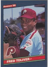 1986 Leaf Donruss - FRED TOLIVER - #612 - Philadelphia Phillies BOX FRESH