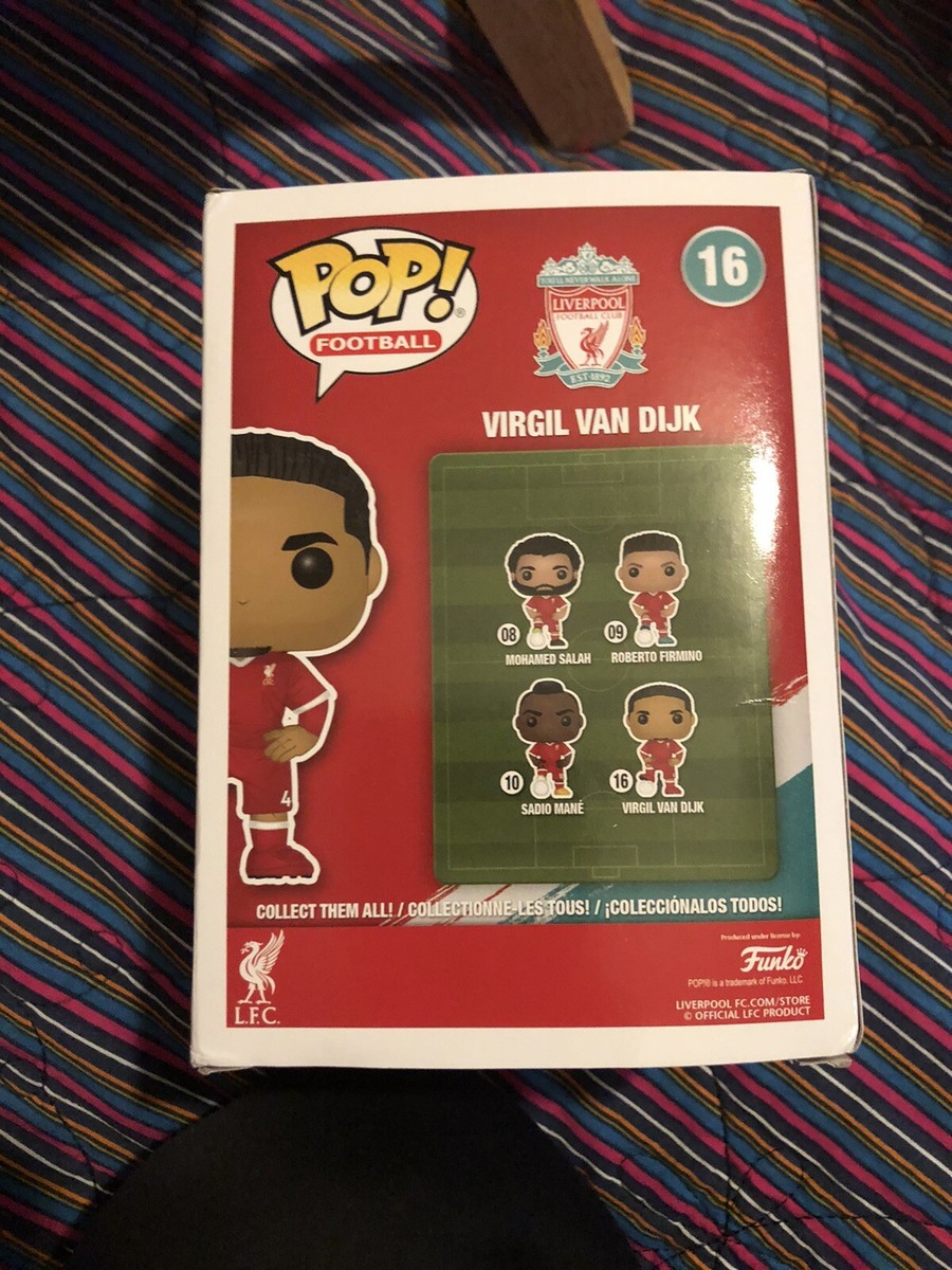 Funko POP! Football: Virgil Van Dijk - (Liverpool) - Liverpool FC - Figura in Vinile da Collezione - Idea Regalo - Merchandising Ufficiale - Giocattoli per Bambini e Adulti - Sports Fans