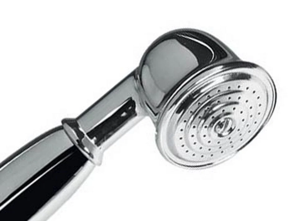 Retro Handbrause Tenrit NOSTALGIE Duschkopf im Landhaus-Stil silber - Bild 4 von 4