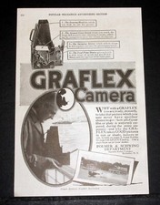 1933 OLD MAGAZINE PRINT AD, GRAFLEX CAMERAS, FOR GOOD PICTURES IN SUN OR SHADE 