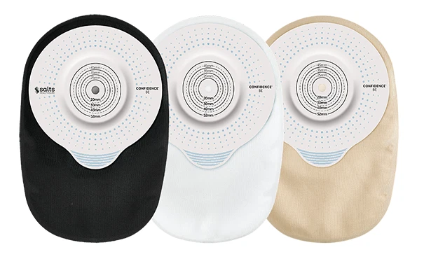 SALTS HEALTHCARE SALTS Confidence BE® Soft Convex Colostomy bag (LARGE CLOSED 13-38mm) (10 bags)