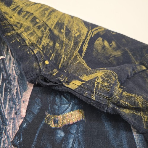 BATMAN The Dark Knight Rises Youth T Shirt 12X17" AOP Rare Distress Read - Picture 4 of 10