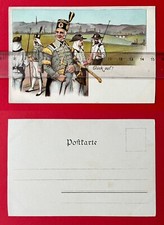 Bergbau Litho AK FREIBERG um 1900 Bergmann in Uniform Bergmänner Typen  ( 151123