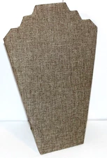 Jewelry Display Board Necklace Scarves Store etc. Canvas on cardboard 12"x8" EXC