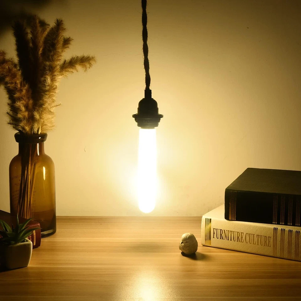 Diodesy 4PK LED T9 5" Light Bulb All Dimmers E26, 5W, 40W, 3000K, 450LM, CRI90 - Image 2 of 4