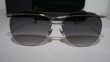 Alexander McQueen New Sunglasses Rimless Ruthen Grey AM0155SA 003 60 14 145