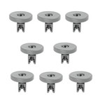8X Lower Basket Wheel Kit For Dishlex Global Dishwasher DX203 DX203WK 911515039