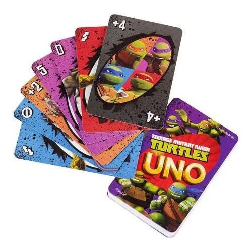 TMNT Uno Card Game - Classic Card Game - Teenage Mutant Ninja Turtles - Image 2 of 2