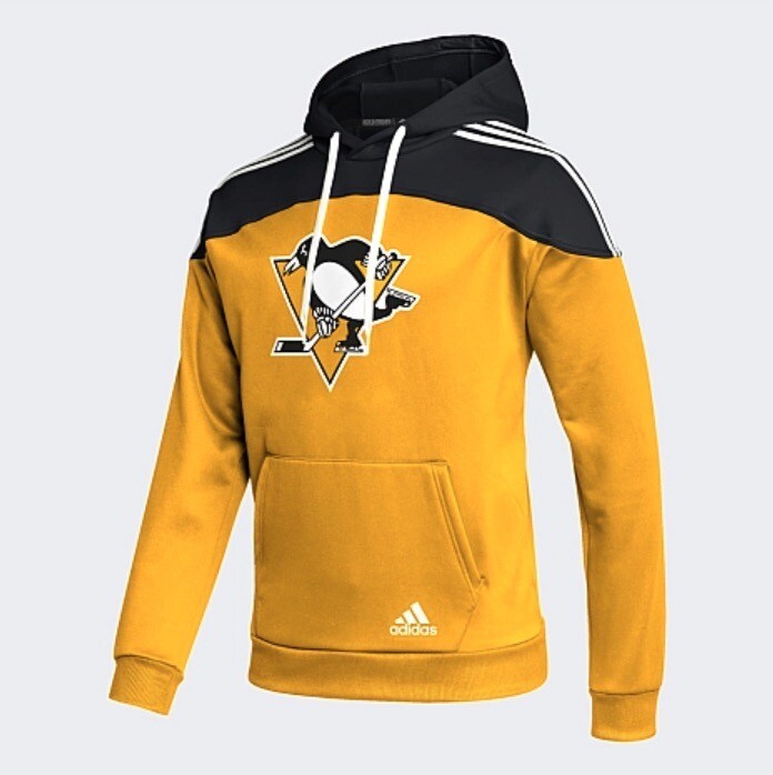 Adidas Pittsburgh Penguins Aeroready Hoodie Hooded Sweatshirt