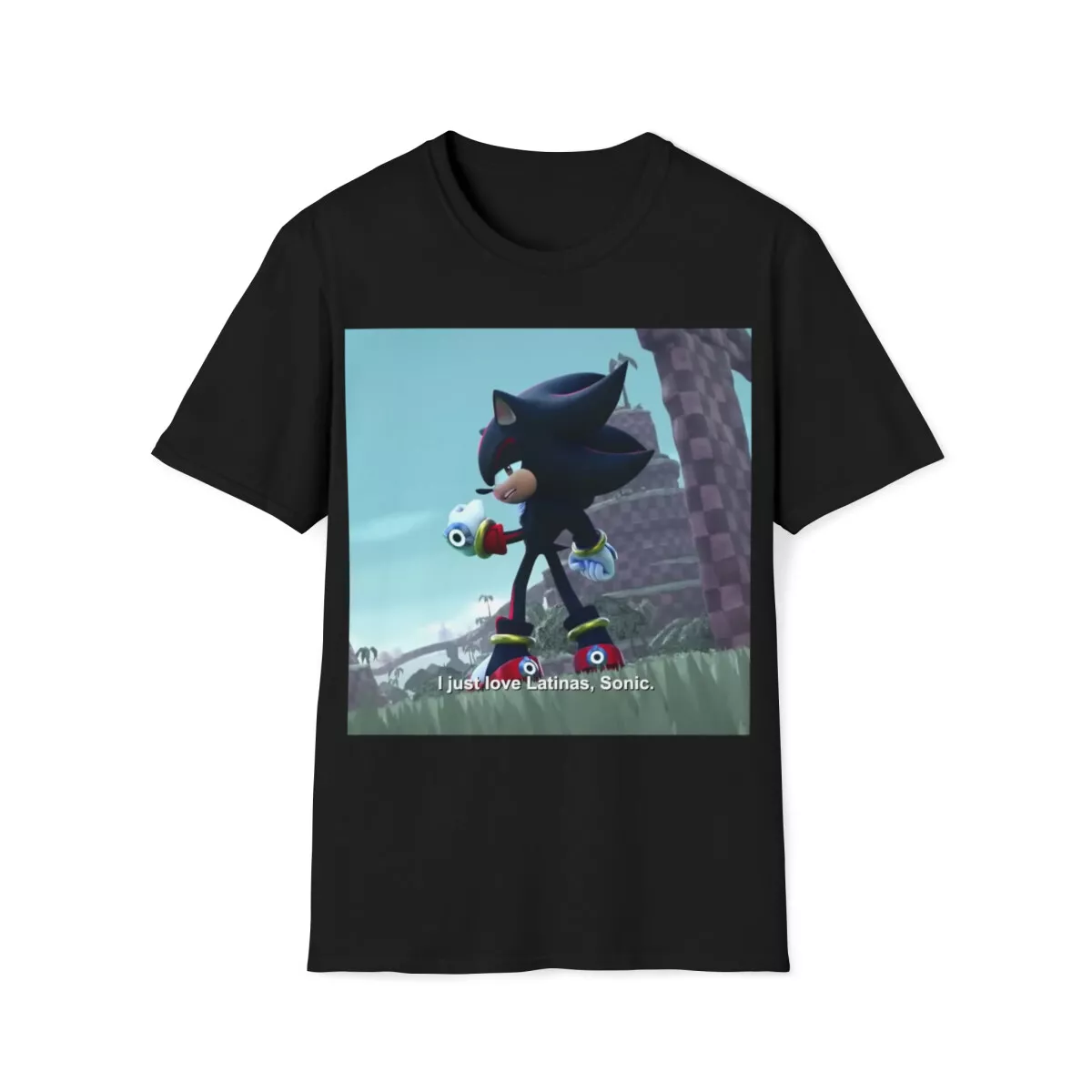 Shadow The Hedgehog Sonic Adventure 2 Y2K Magazine Ad Retro Edgy Unisex  T-Shirt