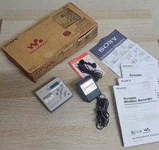 Sony MZ-R500 MiniDisc Walkman Recorder   Complete in Box Tested