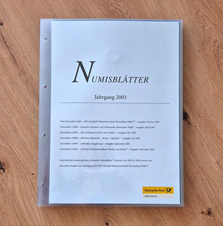 Deutsche Post Numisblätter Jahrgang 2005 Satz Bundesrepublik (BRD)