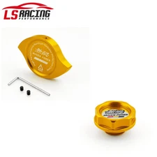 For Honda Civic Mugen Power Oil Radiator Cap +Water Cap Cover Fuel Filler Tank