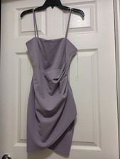 Light Purple Lavender Windsor Dress A bit Above Knee Size L