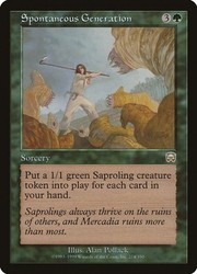 Spontaneous Generation Mercadian Masques #274/350 Rare Sorcery MTG