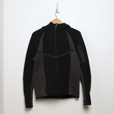 NIKE Tech Fleece Full Zip Hoodie Men's Black SIZE M