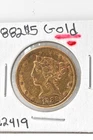1882 P Gold American Half Eagle Liberty Head Coin Beautiful Coin YOU GRADE $5