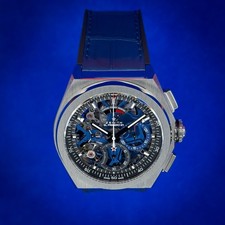 2024 Zenith Defy El Primero Chrono 21 Ti 44mm Blue Dial Ref #95.9002.9004/78.584 5