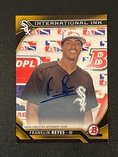 Franklin Reyes 2016 Bowman International Ink Auto /99 White Sox