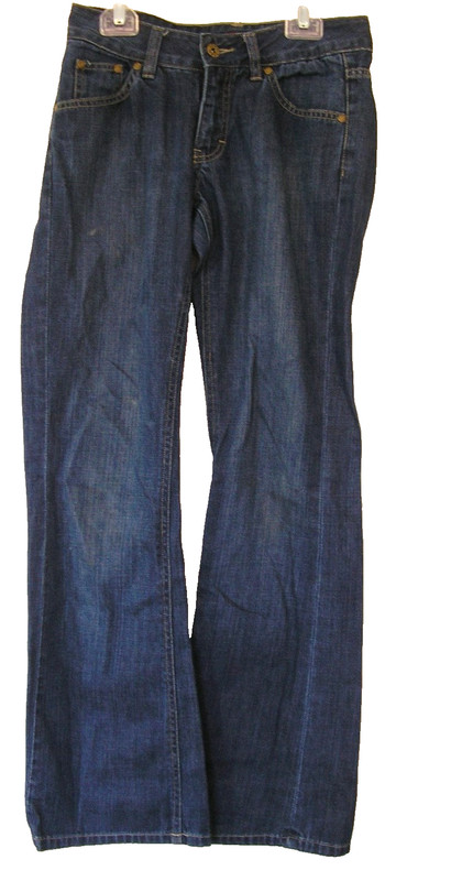 h&m h + m cotton girls blue jeans size 13y large extra xl tween teen l.o.g.g.