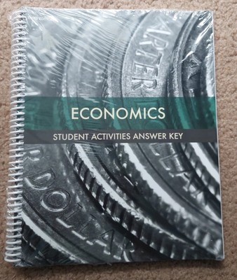 BJU Press Economics New Student Activities Answer Key 3rd Edition 500579
