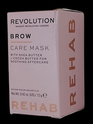 Revolution Rehab BROW CARE MASK Shea Cocoa Butter for Soothing Aftercare .42 oz