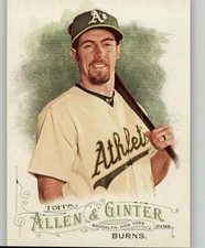 2016 Topps Allen & Ginter Billy Burns #173 Oakland Athletics