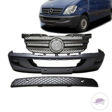 Mercedes Benz Sprinter 906 Stoßstange vorne 06-13 grau + Kühlergrill +Trittbrett