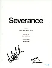 DICHEN LACHMAN & DAN ERICKSON SIGNED SEVERANCE PILOT SCRIPT AUTOGRAPH COA ACOA