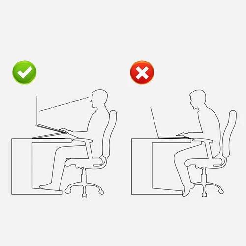 Ergonomischer Laptopständer Verstellbarer Zusammenklappbarer Notebook-Com KUI